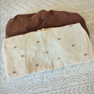 Set of 2 Muslin Bassinet sheets